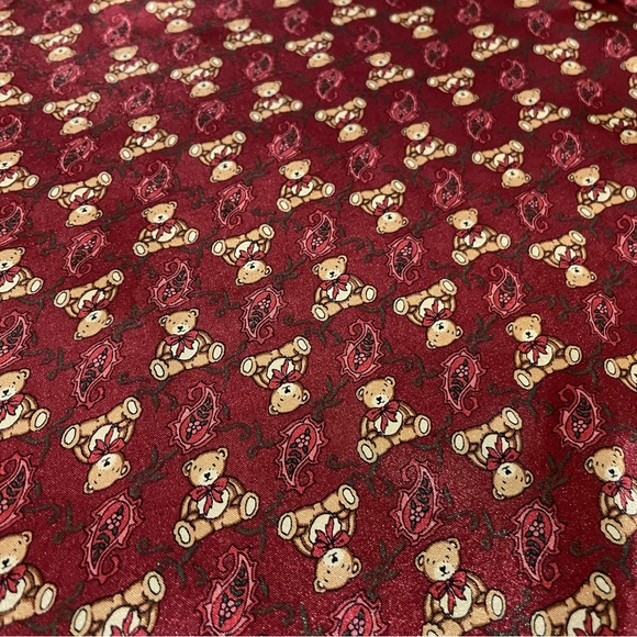 Versailles teddy bear satin PJ set loungewear - Picture 3 of 8